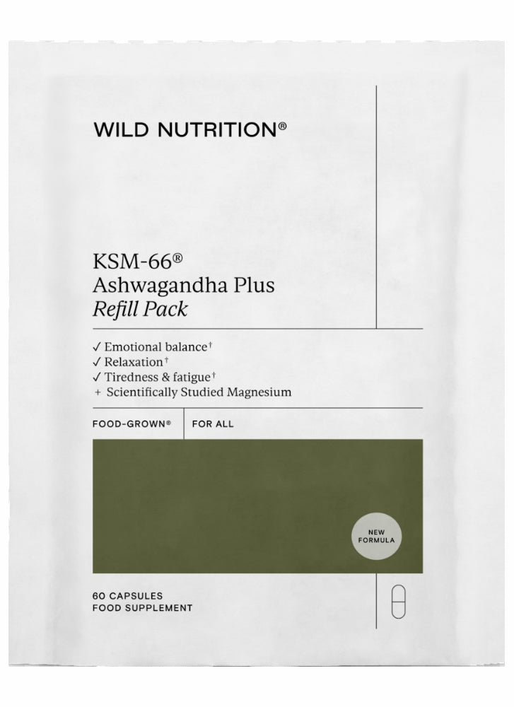 Wild Nutrition KSM-66 Ashwagandha Plus Refill